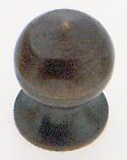 Brass Pear Knob; 8/32; Antique Brass Finish (27|90/651)