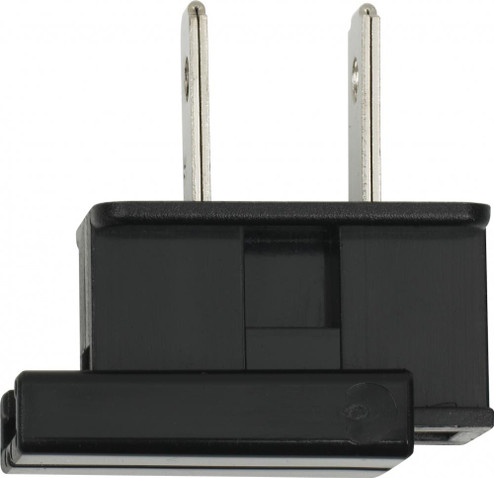 Slide Plug; Polarized; 18/2-SPT-2; 8A-125V; Black Finish (27|90/697)
