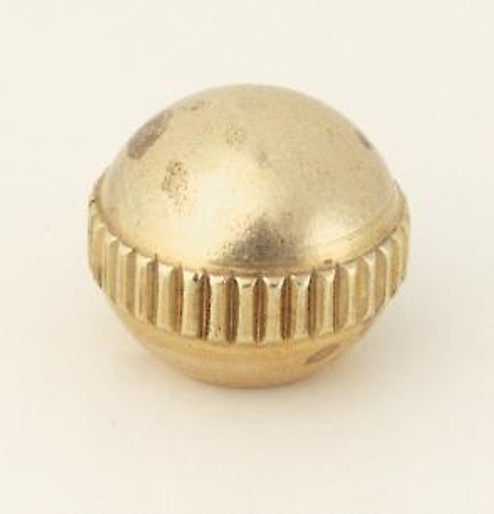 Brass Ball; Knurled; 8/32; 3/8'' Diameter; Burnished And Lacquered (27|90/711)