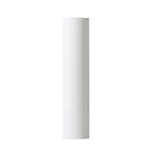 Plastic Candle Cover; White Plastic; 13/16'' Inside Diameter; 7/8'' Outside Diameter; 5'' (27|90/905)