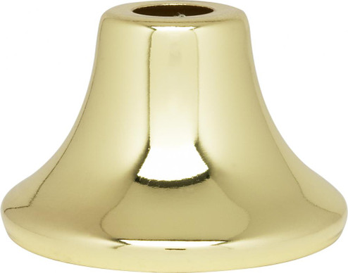 Flanged Steel Neck; 7/16'' Hole; 1-3/16'' Height; 3/4'' Top; 1-3/4'' Bottom Seats; Brass (27|90/2188)