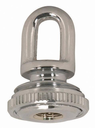 1/8 IP Cast Brass Screw Collar Loop With Ring; Fits 1'' Canopy Hole; 1-1/8'' Ring Diameter; (27|90/2301)