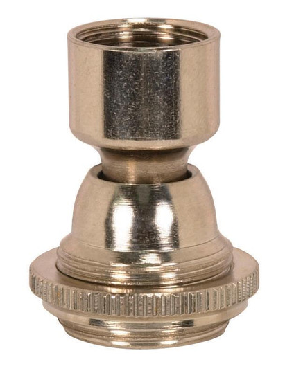 Solid Brass Large Hang Straight Swivel; 1/4 F Top And Bottom; 1-1/16'' Ring Nut To Seat; (27|90/2337)