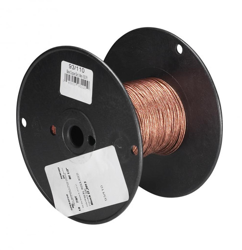 Lamp And Lighting Bulk Wire; 18/1 Grounding Wire; 500 Foot/Spool; Bare Copper (27|93/110)
