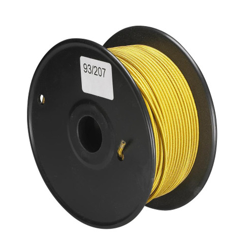 Pulley Bulk Wire; 18/1 Rayon Braid 90C; 250 Foot/Spool; Gold (27|93/207)