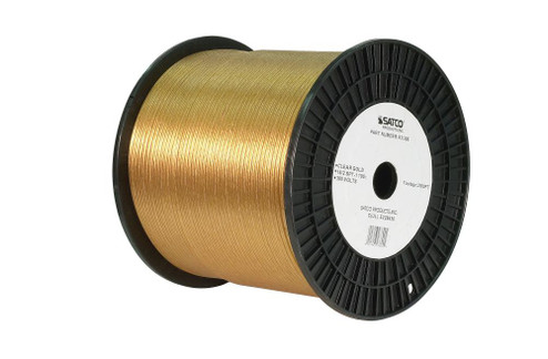 Lamp And Lighting Bulk Wire; 18/2 SPT-1 105C; 2500 Foot/Reel; Clear Gold (27|93/300)