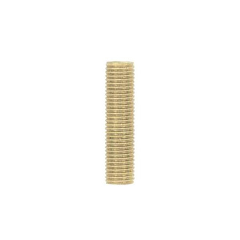 1/8 IP Steel Nipple; Yellow Zinc Plated; 4-1/2'' Length; 3/8'' Wide (27|90/5036)