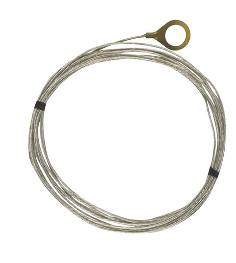 10 Foot 18/1 Tinned Copper Ground Wire; 1/8 IP Round Ground Lug (27|93/334)
