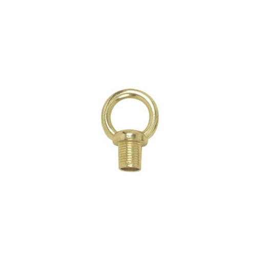 3/4'' Loops; 1/8 IP Male With Wireway; 10lbs Max; Brass Plated Finish (27|90/957)