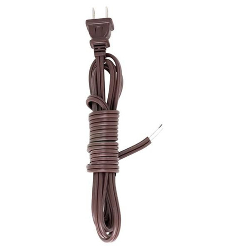 8 Ft.Full Tinned Cord Sets18/2 SPT-2-105C Cord Sets - Molded Plug - Full Tinned Tips for Push-In (27|90/2046)