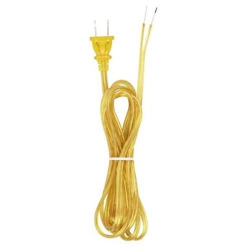 8 Ft.Full Tinned Cord Sets18/2 SPT-2-105C Cord Sets - Molded Plug - Full Tinned Tips for Push-In (27|90/2043)