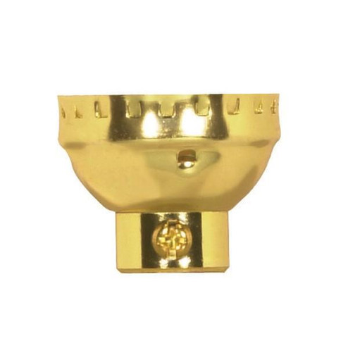 Aluminum Cap With Paper Liner; 1/4 IP With Set Screw; Brite Gilt Finish (27|80/1436)