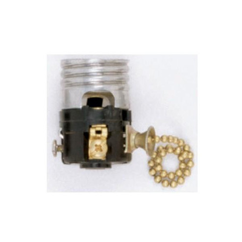 Interior Mechanism With Screw Terminals; Nickel Pull Chain; 660W; 250V (27|80/1705)