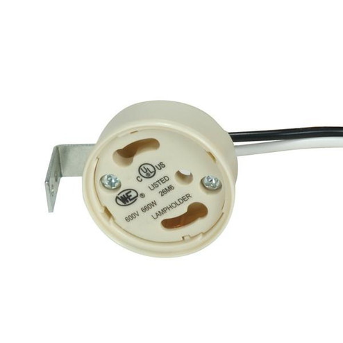 4-Pin Ballast And Socket Combination For GU24; L-Bracket; 24'' 18 AWM 105C Leads, 3/4'' Height (27|80/1861)