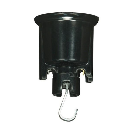 Medium Base Pressure Fit With Hook; Suited for 14GA Wire; Phenolic Screw Shell; 2'' Socket; (27|80/2080)