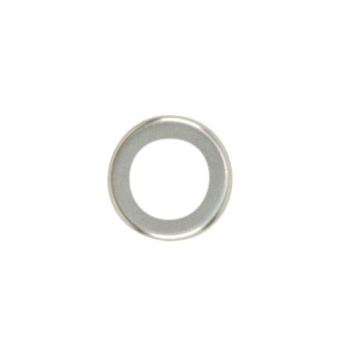 Steel Check Ring; Curled Edge; 1/4 IP Slip; Nickel Plated Finish; 1'' Diameter (27|90/1832)