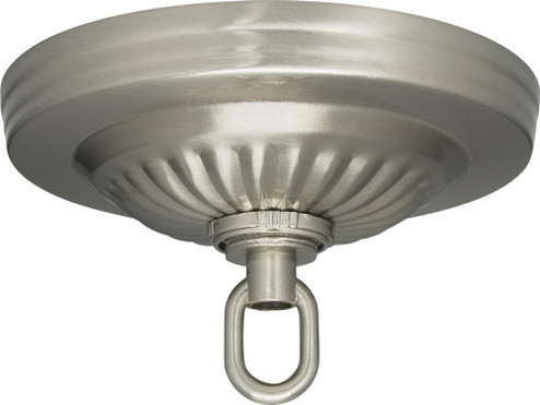 Ribbed Canopy Kit; Brushed Nickel Finish; 5'' Diameter; 1-1/16'' Center Hole; Includes (27|90/1846)