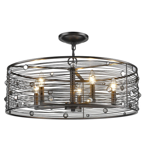 5 Light Chandelier (36|1998-5SF EBB)