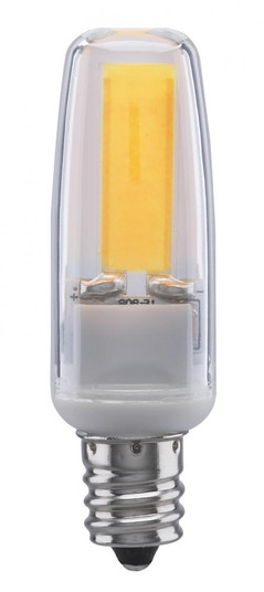 4 Watt; LED; 3000K; Clear; Candelabra base; 120-130 Volt (27|S11210)