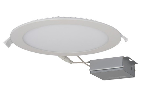 24 watt LED Direct Wire Downlight; Edge-lit; 8 inch; 3000K; 120 volt; Dimmable; Round; Remote Driver (27|S11606)