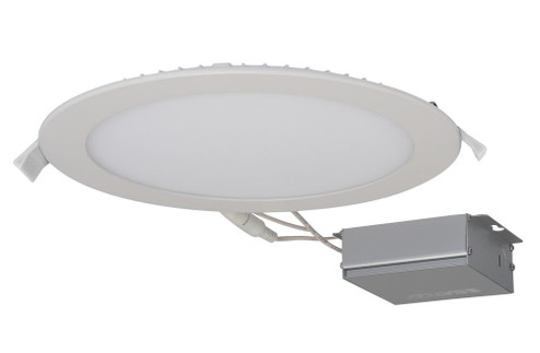 24 watt LED Direct Wire Downlight; Edge-lit; 8 inch; 5000K; 120 volt; Dimmable; Round; Remote Driver (27|S11608)