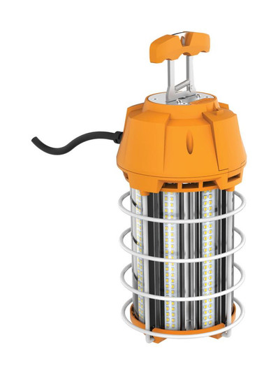 150 Watt LED Hi-Lumen temporary Hi-Bay Caged lamp; 5000K; Integrated Cord / Plug & Hook; 120 Volt (27|S38975)