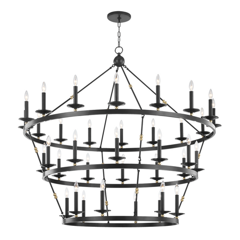 36 LIGHT CHANDELIER (57|3258-AOB)