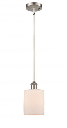 Cobbleskill - 1 Light - 5 inch - Brushed Satin Nickel - Mini Pendant (3442|516-1S-SN-G111-LED)
