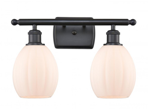 Eaton - 2 Light - 16 inch - Matte Black - Bath Vanity Light (3442|516-2W-BK-G81)