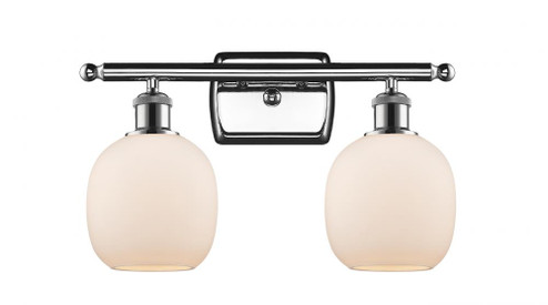 Belfast - 2 Light - 16 inch - Polished Chrome - Bath Vanity Light (3442|516-2W-PC-G101)