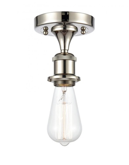 Bare Bulb - 1 Light - 5 inch - Polished Nickel - Semi-Flush Mount (3442|516-1C-PN)
