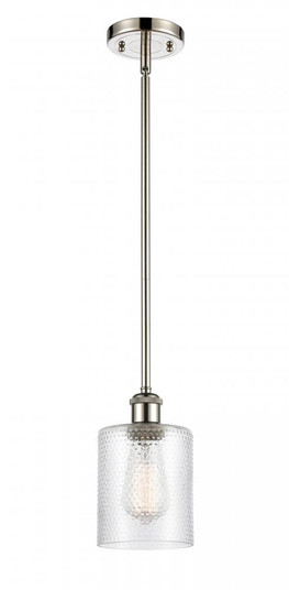 Cobbleskill - 1 Light - 5 inch - Polished Nickel - Mini Pendant (3442|516-1S-PN-G112)