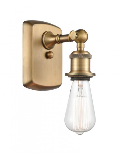Bare Bulb - 1 Light - 5 inch - Brushed Brass - Sconce (3442|516-1W-BB-LED)