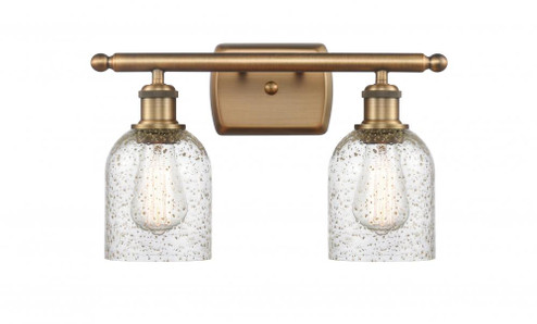 Caledonia - 2 Light - 15 inch - Brushed Brass - Bath Vanity Light (3442|516-2W-BB-G259-LED)