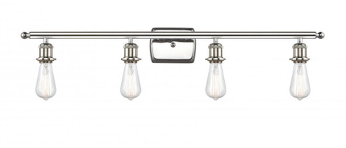 Bare Bulb - 4 Light - 36 inch - Polished Nickel - Bath Vanity Light (3442|516-4W-PN-LED)