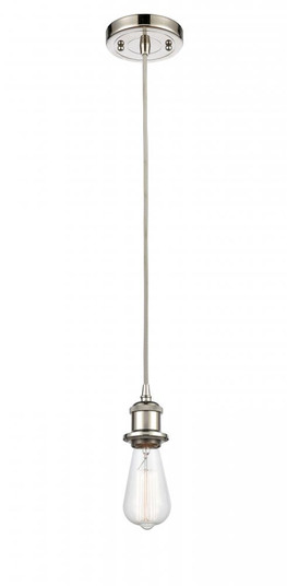 Bare Bulb - 1 Light - 5 inch - Polished Nickel - Cord hung - Mini Pendant (3442|516-1P-PN)