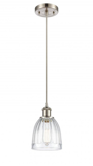Brookfield - 1 Light - 6 inch - Brushed Satin Nickel - Cord hung - Mini Pendant (3442|516-1P-SN-G442)