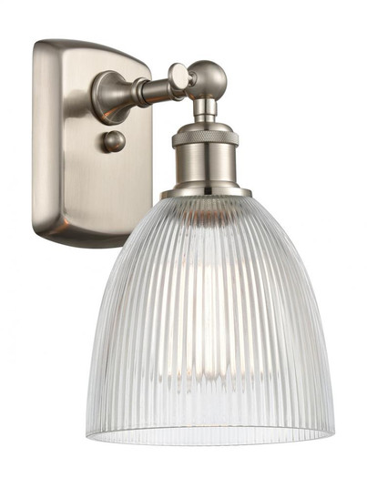 Castile - 1 Light - 6 inch - Brushed Satin Nickel - Sconce (3442|516-1W-SN-G382)