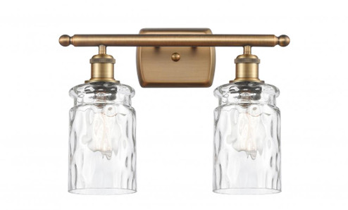 Candor - 2 Light - 15 inch - Brushed Brass - Bath Vanity Light (3442|516-2W-BB-G352)