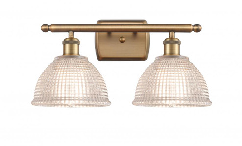 Arietta - 2 Light - 18 inch - Brushed Brass - Bath Vanity Light (3442|516-2W-BB-G422)