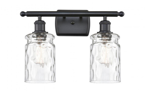 Candor - 2 Light - 15 inch - Matte Black - Bath Vanity Light (3442|516-2W-BK-G352)