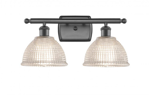 Arietta - 2 Light - 18 inch - Oil Rubbed Bronze - Bath Vanity Light (3442|516-2W-OB-G422-LED)