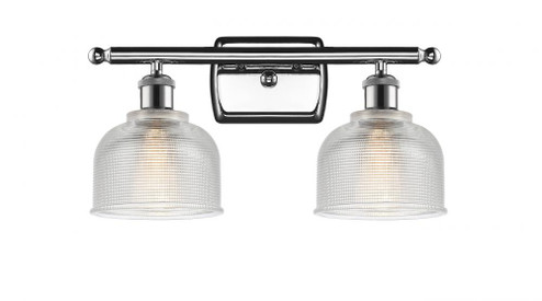 Dayton - 2 Light - 16 inch - Polished Chrome - Bath Vanity Light (3442|516-2W-PC-G412)
