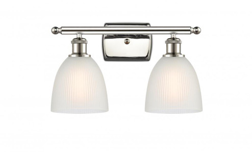 Castile - 2 Light - 16 inch - Polished Nickel - Bath Vanity Light (3442|516-2W-PN-G381)