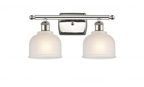 Dayton - 2 Light - 16 inch - Polished Nickel - Bath Vanity Light (3442|516-2W-PN-G411)