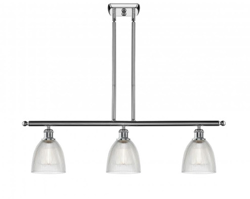 Castile - 3 Light - 36 inch - Polished Chrome - Stem hung - Island Light (3442|516-3I-PC-G382-LED)