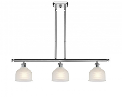 Dayton - 3 Light - 36 inch - Polished Chrome - Stem hung - Island Light (3442|516-3I-PC-G411)
