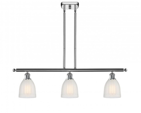 Brookfield - 3 Light - 36 inch - Polished Chrome - Stem hung - Island Light (3442|516-3I-PC-G441)
