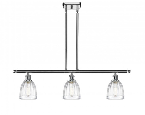 Brookfield - 3 Light - 36 inch - Polished Chrome - Stem hung - Island Light (3442|516-3I-PC-G442-LED)