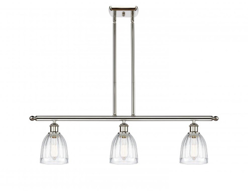 Brookfield - 3 Light - 36 inch - Polished Nickel - Stem hung - Island Light (3442|516-3I-PN-G442)